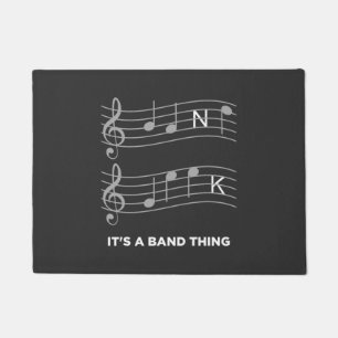 Grappige muziek - het is een band ding deurmat