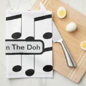 Grappige muziek is als koken, theedoek (Quarter Fold)