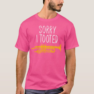 Grappige muziek jazz trompettist idee trompet t-shirt