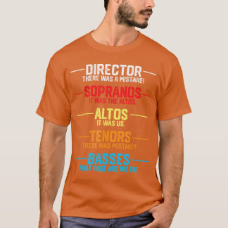 Grappige muziek koor cadeau muzikant erkenning fam t-shirt