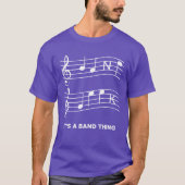 Grappige muziek retro t-shirt (Voorkant)
