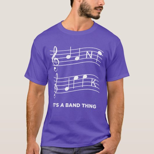 Grappige muziek retro t-shirt (Voorkant)