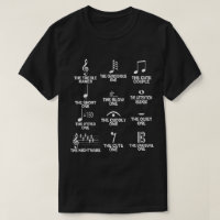 Grappige muziek symbolen chart voor leraren en mus