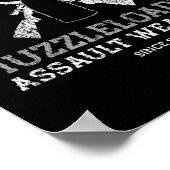 Grappige Muzzleloader Accessoires lange afstand ge Poster (Hoek)