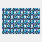 Grappige Mysterieuze Dark Fantasy Eyeball Aquarel Inpakpapier Vel (Voorkant 2)