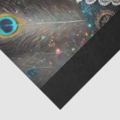 Grappige Mysterieuze Steampunk Cat Decoupage Tissuepapier (Detail)