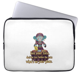 Grappige Mystieke Aap Laptop Sleeve