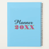 Grappige Naai Spreuk Vintage Bloem Naaimachine Planner (Achterkant)