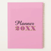 Grappige Naai Spreuk Vintage Bloemige Naaimachine Planner (Achterkant)