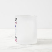 Grappige naaiofferte  bloemennaaimachine matglas koffiemok (Center)