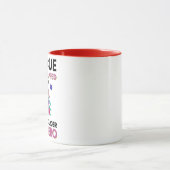 Grappige naaiofferte  bloemennaaimachine mok (Midden)