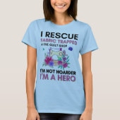 Grappige naaiofferte  bloemennaaimachine t-shirt (Voorkant)