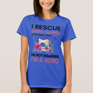 Grappige naaiofferte  bloemennaaimachine t-shirt