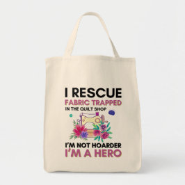 Grappige naaiofferte  bloemennaaimachine tote bag