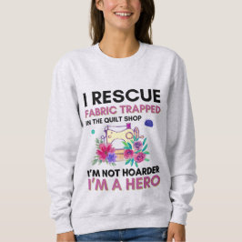 Grappige naaiofferte  bloemennaaimachine trui