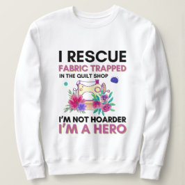 Grappige naaiofferte  bloemennaaimachine trui