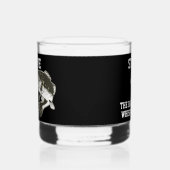 Grappige naam Bass Largemouth Bass Whisperer Whisky Glas (Links)