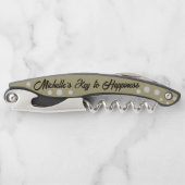 Grappige naam kurkentrekker, sleutel tot geluk kurkentrekker (Voorkant)