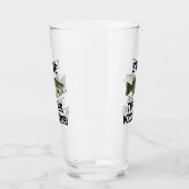 Grappige Naam Vis Fluisteraar Largemouth Bass Spor Glas (Links)