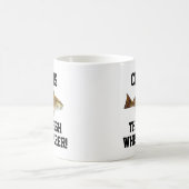 Grappige naam Vist Fish Whisperer Redfish Sports Koffiemok (Center)