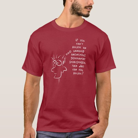 grappige naamloze anonieme bron donker shirt (Voorkant)