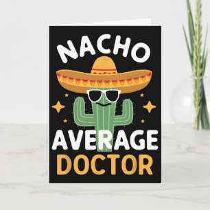 Grappige Nacho Gemiddelde Dokter Cinco De Mayo Mex Kaart