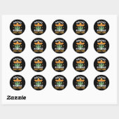 Grappige Nacho Gemiddelde Dokter Cinco De Mayo Mex Ronde Sticker (Vel)