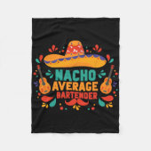 Grappige Nacho Gemiddelde Indiener Cinco de Mayo M Fleece Deken (Voorkant)