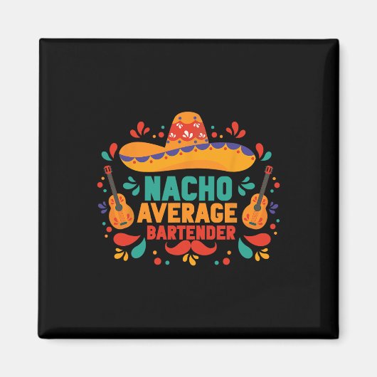 Grappige Nacho Gemiddelde Indiener Cinco de Mayo M Magneet (Voorkant)