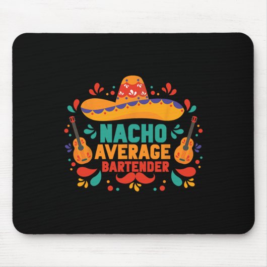 Grappige Nacho Gemiddelde Indiener Cinco de Mayo M Muismat (Voorkant)