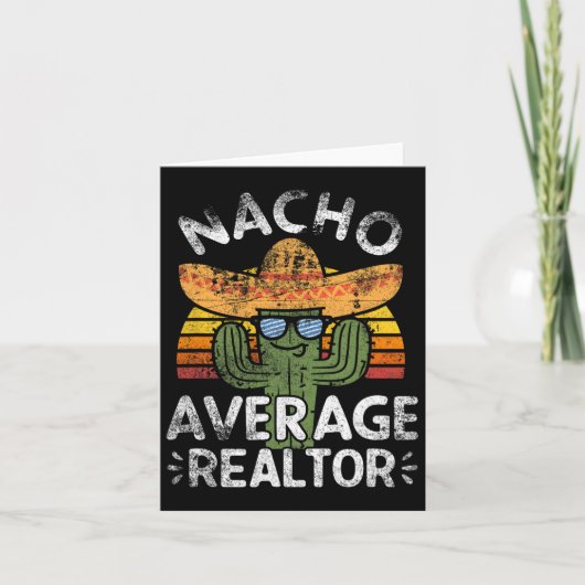 Grappige Nacho Gemiddelde Makelaar Cinco De Mayo M Kaart (Voorkant)