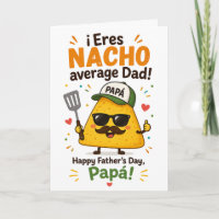 Grappige Nacho Gemiddelde Papa Tweetalige Vaderdag