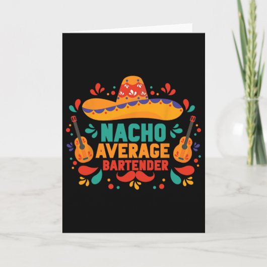 Grappige Nacho Gemiddelde Rtender Cinco De Mayo Me Kaart (Voorkant)
