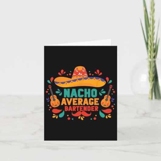 Grappige Nacho Gemiddelde Rtender Cinco De Mayo Me Kaart (Voorkant)