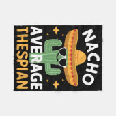 Grappige Nacho Gemiddelde Thespiaan Cinco De Mayo Fleece Deken (Voorkant (Horizontaal))