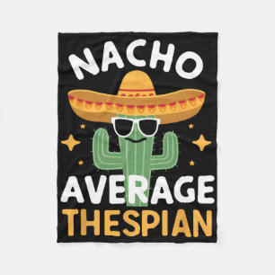 Grappige Nacho Gemiddelde Thespiaan Cinco De Mayo Fleece Deken