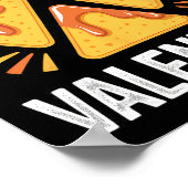 Grappige Nacho Valentijn Eten Chips Dip Pun Vakant Poster (Hoek)
