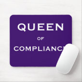 Grappige nalevingsfunctietitel muismat (Met muis)