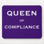 Grappige nalevingsfunctietitel muismat (Voorkant)