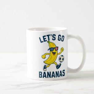 Grappige Nana Voetbal Cartoon Trappen Ll Vlag Van Koffiemok