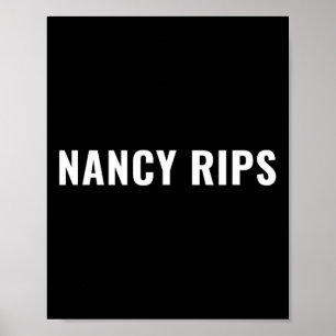 Grappige Nancy Pelosi verscheurt toespraak adres Poster