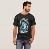 Grappige Narwal Kunst Voor Mannen Vrouwen Kinderen T-shirt (Voorkant volledig)