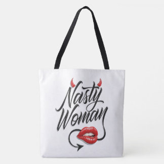 Grappige "Nasty woman" Tote Bag