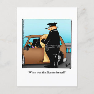 Grappige National Police Week-ansichtkaart Briefkaart