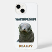 Grappige natte zeehondpup Case-Mate iPhone case (Achterkant)