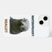 Grappige natte zeehondpup Case-Mate iPhone case (Achterkant (horizontaal))
