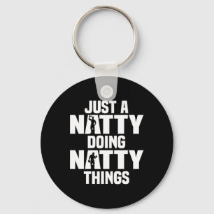 Grappige natty dingen sleutelhanger