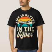 Grappige Natuur liefhebber | River Life-Outdoor Ad T-shirt (Voorkant)