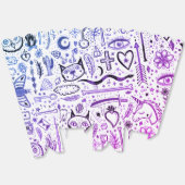 Grappige Natuur van het leven schetsnotities patro Bedankdoosjes (Ongevouwen)