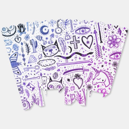 Grappige Natuur van het leven schetsnotities patro Bedankdoosjes (Ongevouwen)